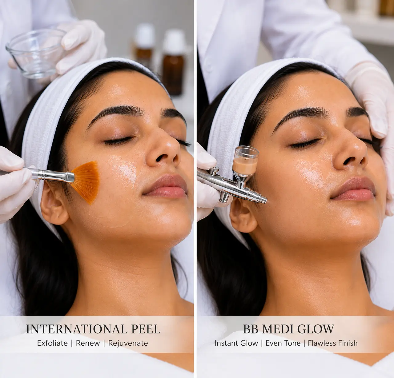 International Peel & BB Medi Glow